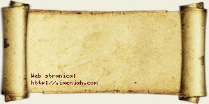 Valentina Vojinović vizit kartica